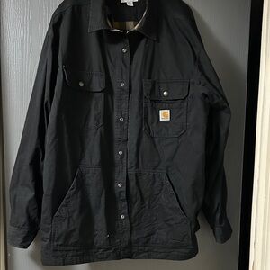 Carhartt flannel lined jacket lightweight two XL